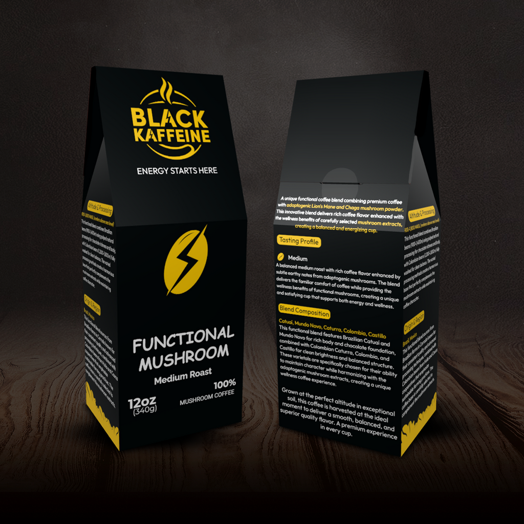 Functional Mushroom Coffee — Ground 12 oz Bag